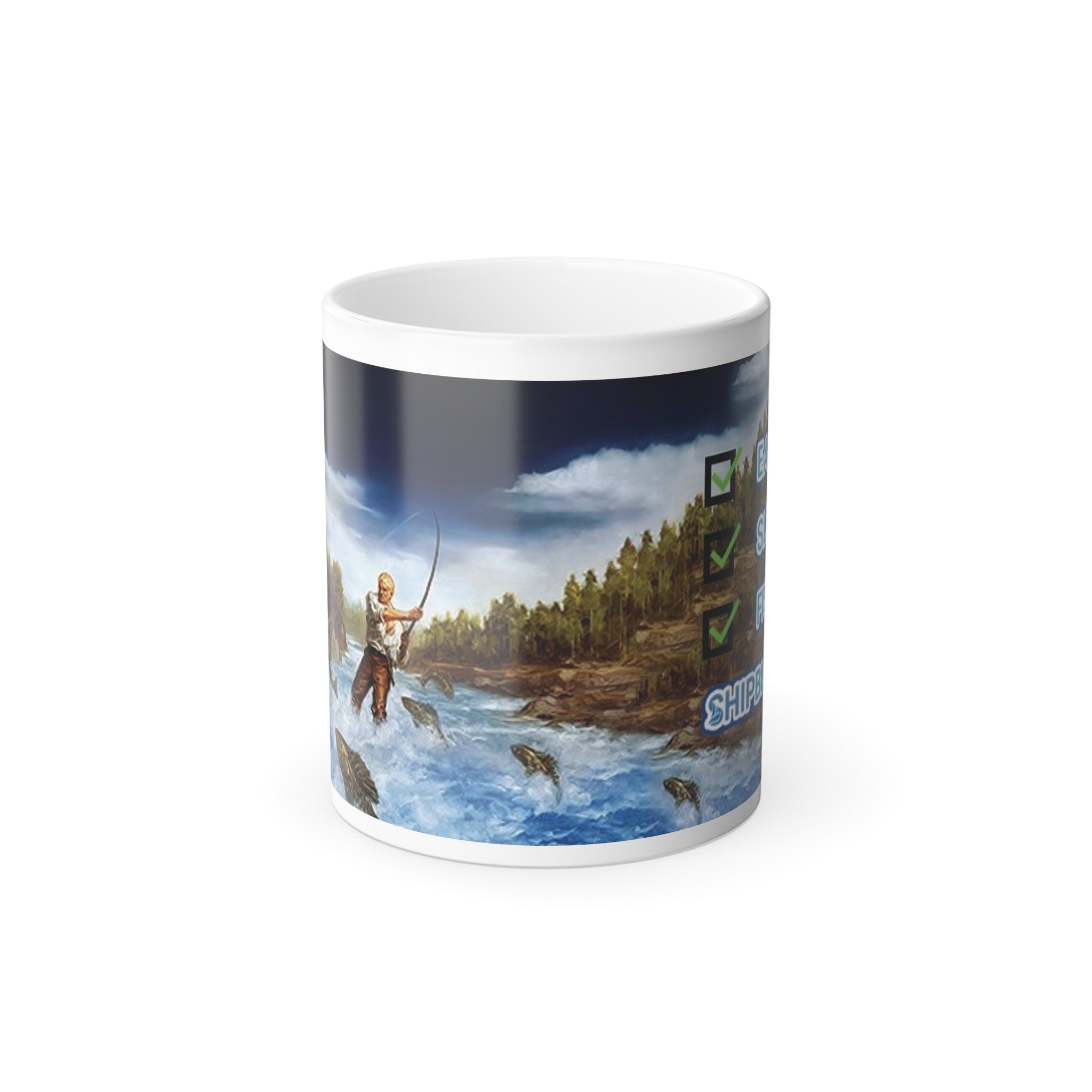 ShipBlend 'Eat, Sleep, Fish' Fisherman's Mug