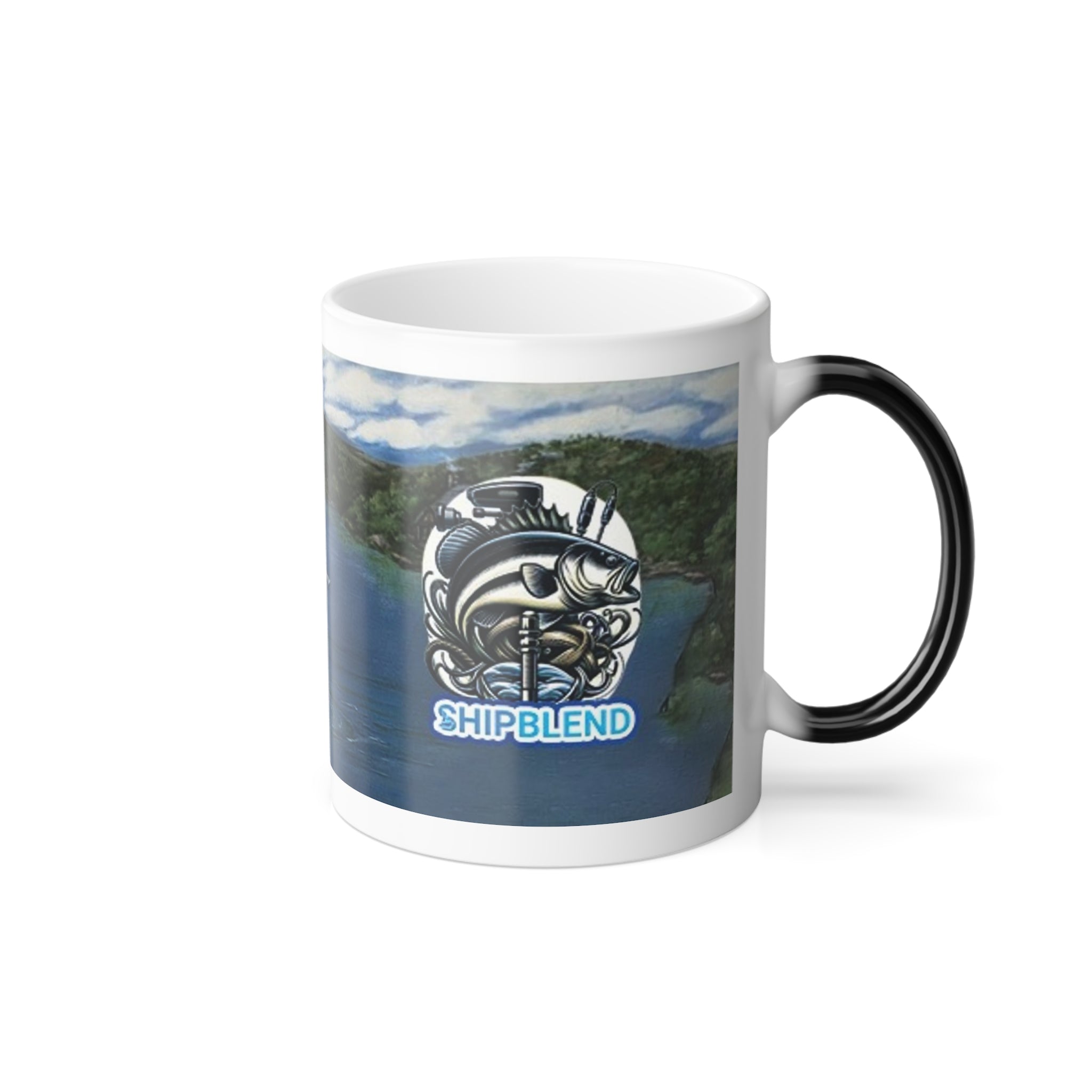 ShipBlend 'Bass Fishing' Fisherman's Mug