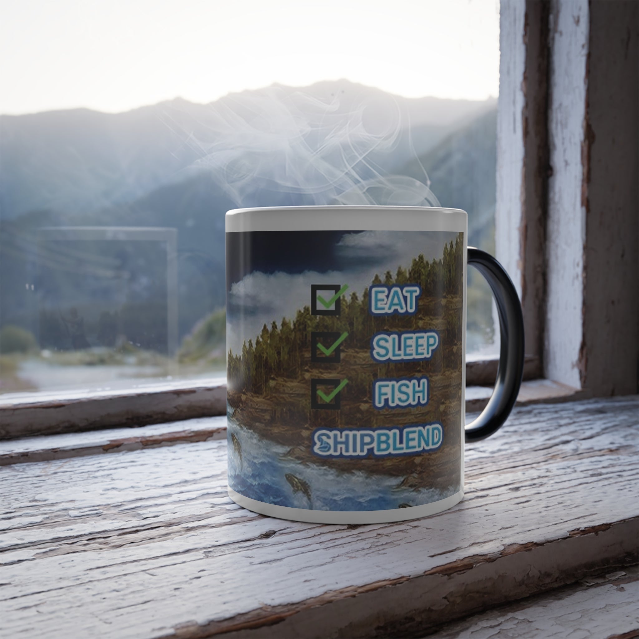 ShipBlend 'Eat, Sleep, Fish' Fisherman's Mug